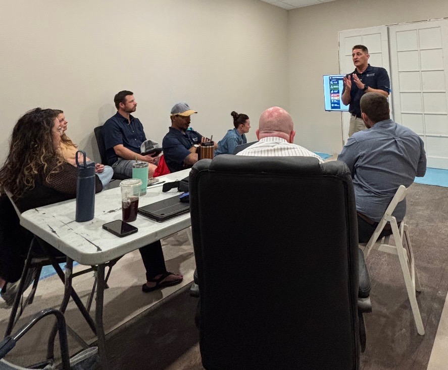 Reid Mason facilitating a Wingman workshop